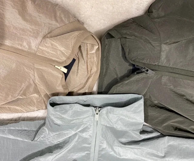 Unbranded Jackets Half-Zip High-Neck Nylon Pullover Jacket product detail image 8
