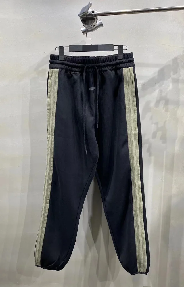 Unbranded Trousers Drawstring jogger with contrast side stripes product detail image 5