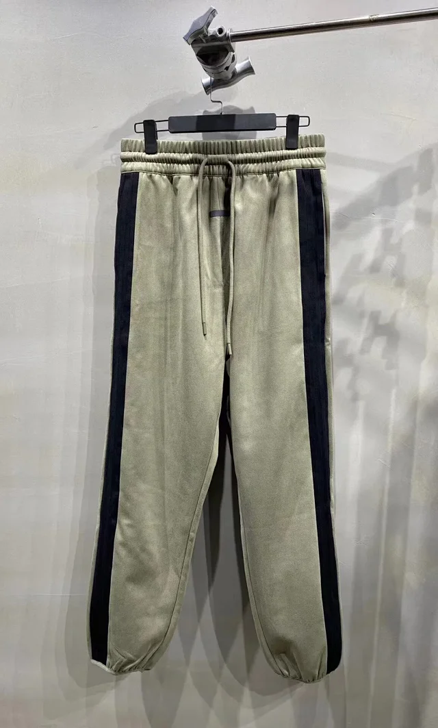 Unbranded Trousers Drawstring jogger with contrast side stripes product detail image 4