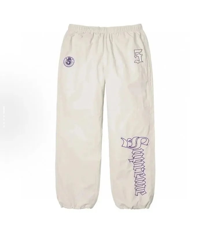 Supreme Trousers Logo-print jogger — G 079-Off-white