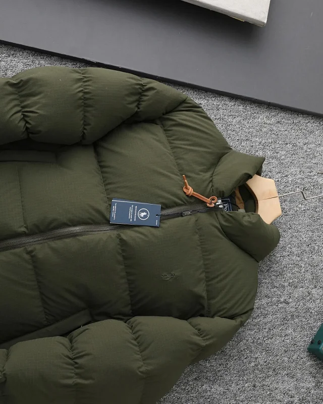 Polo Ralph Lauren Down Jackets Quilted stand-collar zip puffer jacket with embroidered pony logo product detail image 38