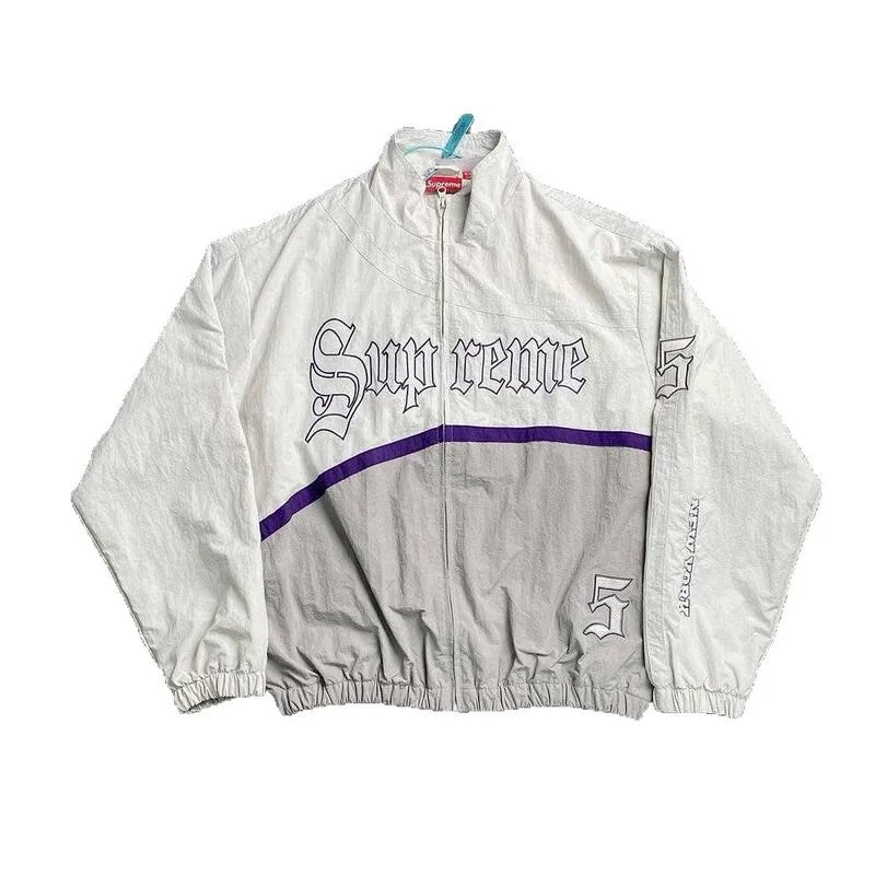 Supreme Jackets Old English Zip-Up Jacket image 2