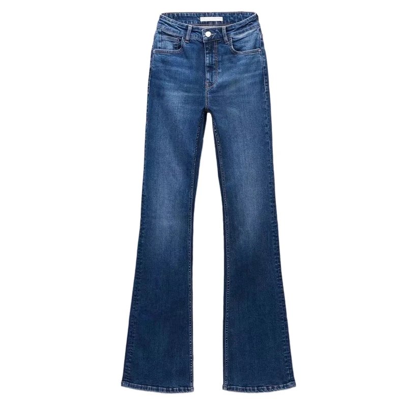 Classic Flared Denim Jeans [2 