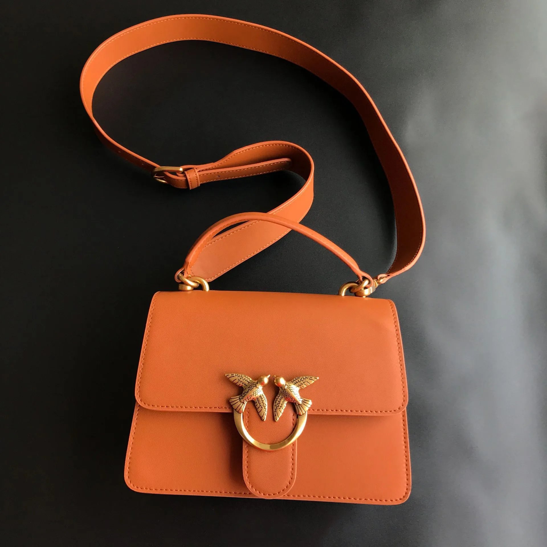 Pinko Love Birds Top Handle Crossbody Bag