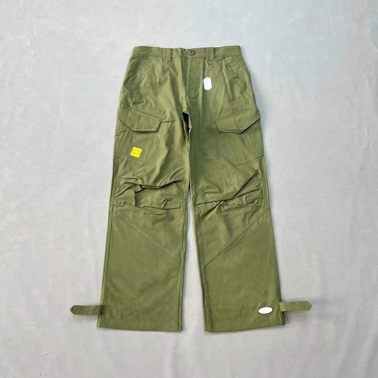 Sailboat army-green side pockets (workwear pants)
