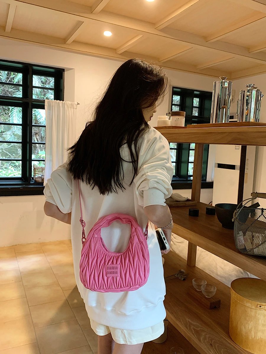 Miu Miu Wander Matelassé Mini Hobo Bag