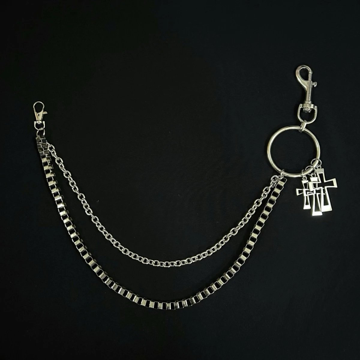Silver Cross Charm C