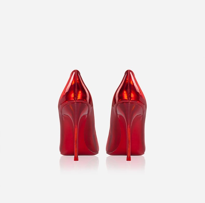 Christian Louboutin Iriza Patent Leather Half-d'Orsay Pumps