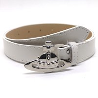 White Saturn solid buckle