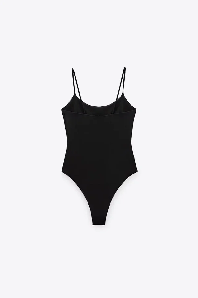 Unbranded Underwear Scoop-neck spaghetti-strap bodysuit product detail image 18