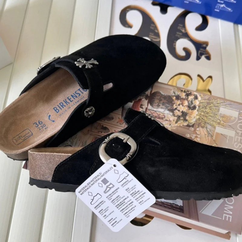 Birkenstock Boston Soft Footbed Suede Clogs