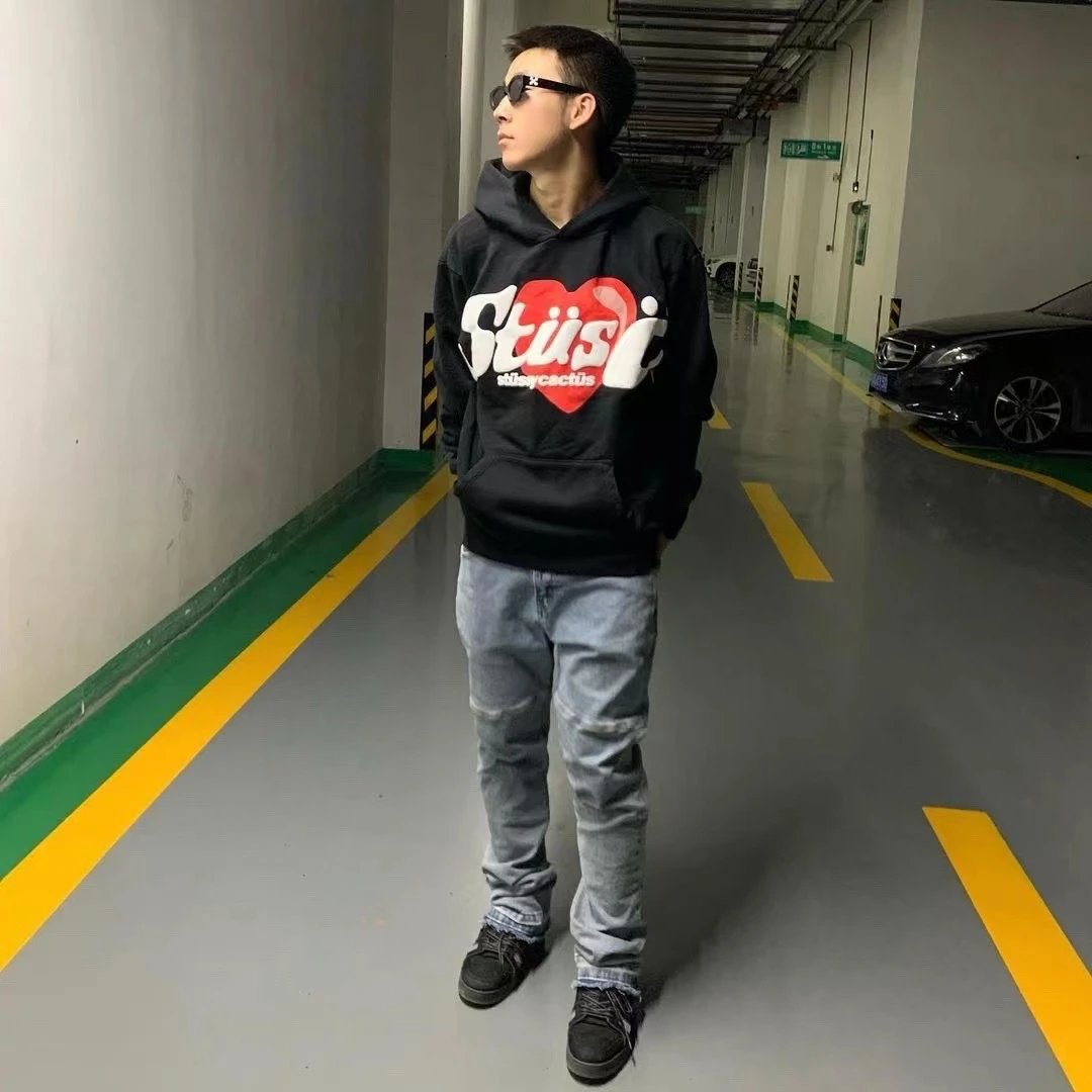 Cpfm Stussy Heart Hoodie 3