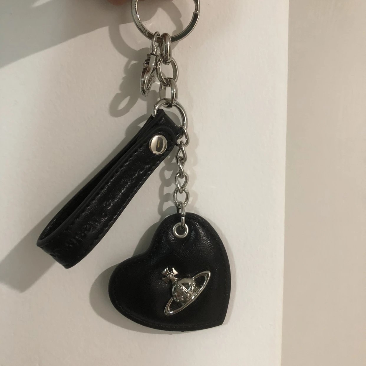 Vivienne Westwood Heart Orb Keychains
