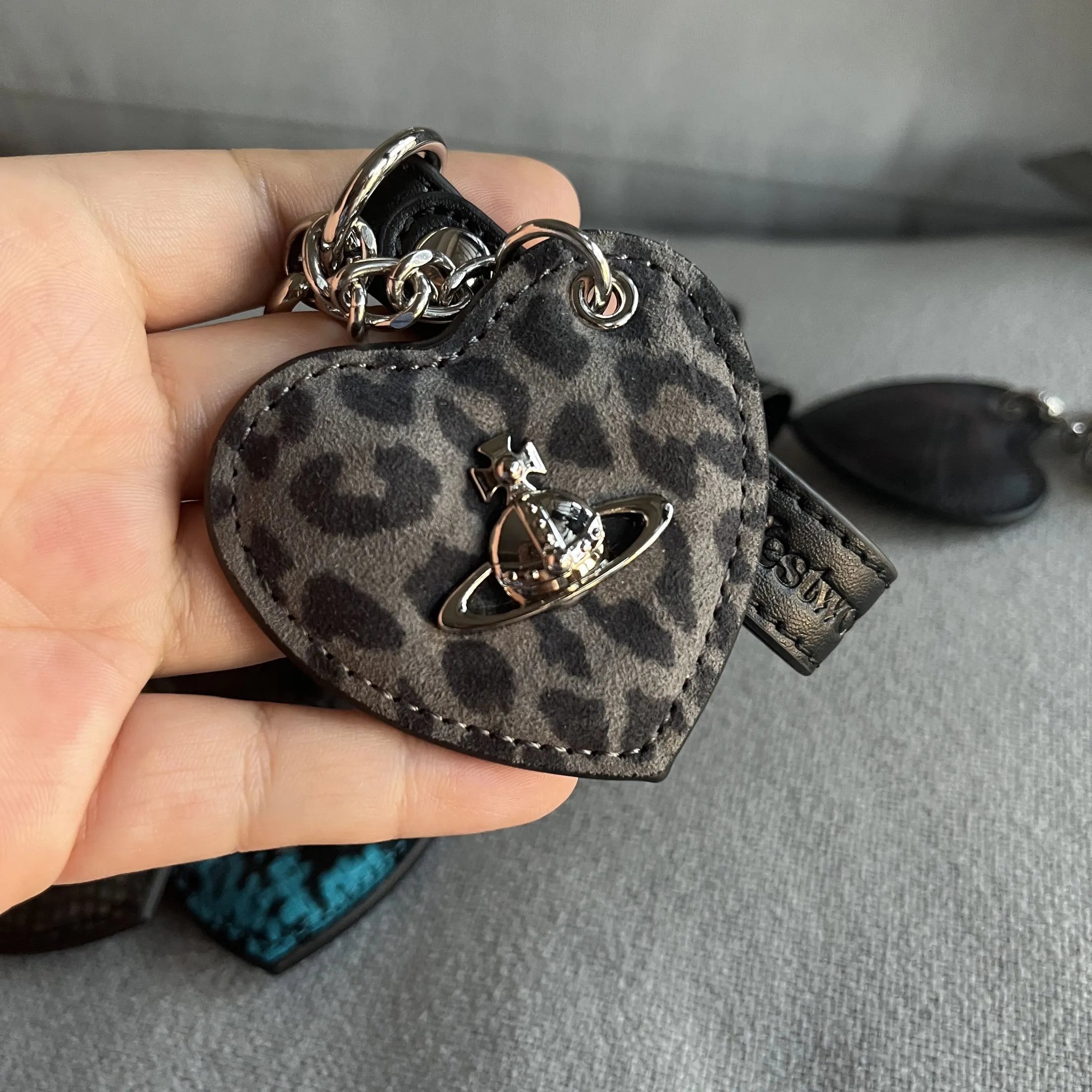 Vivienne Westwood Heart Orb Keychains