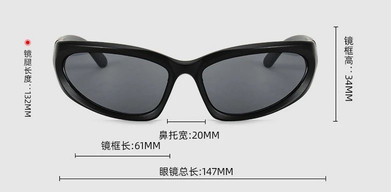 Design Carbon Fiber Wrap Sunglasses Black Sunglasses - 13