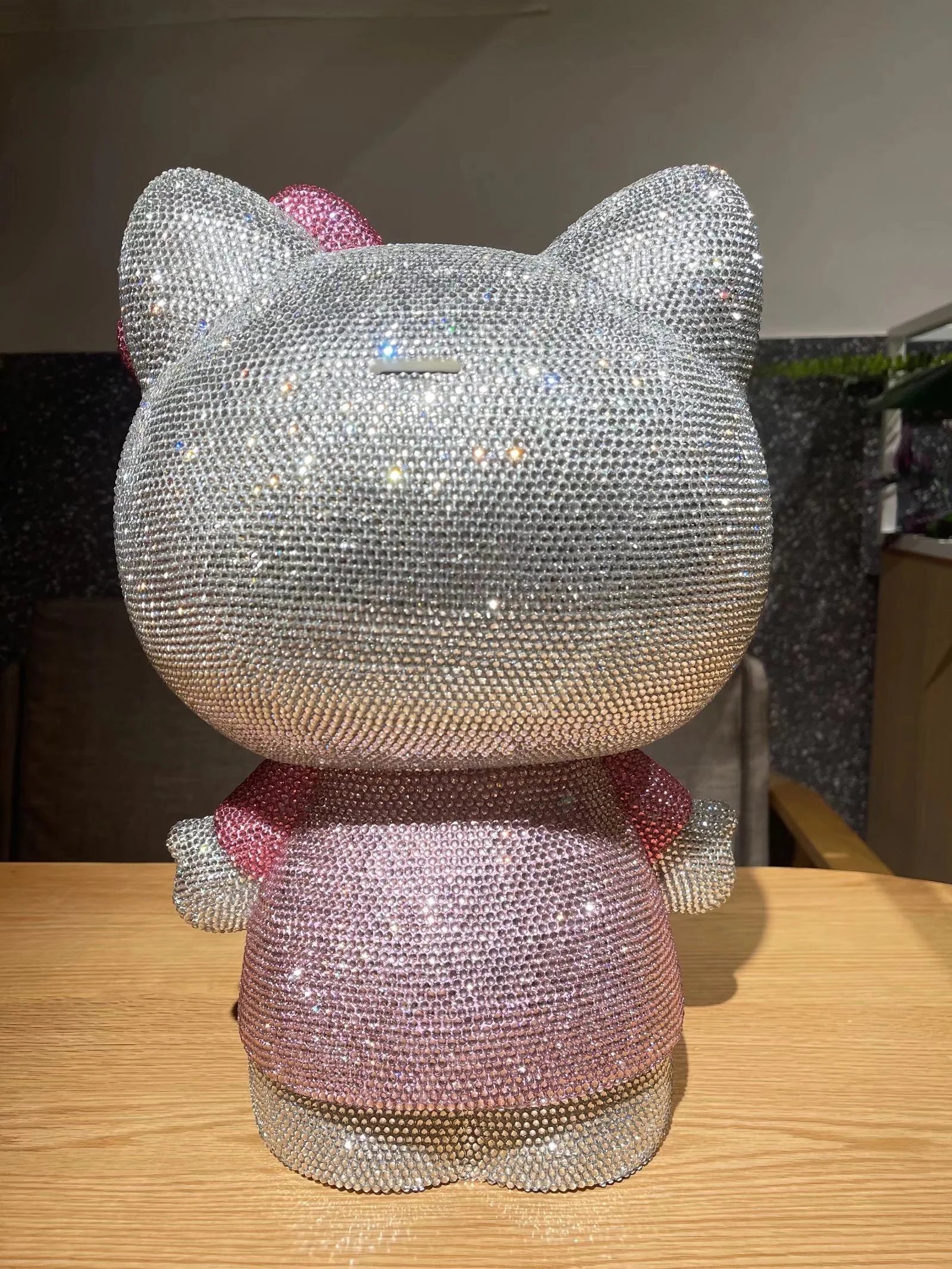 Rhinestone-Encrusted Hello Kitty Figurine