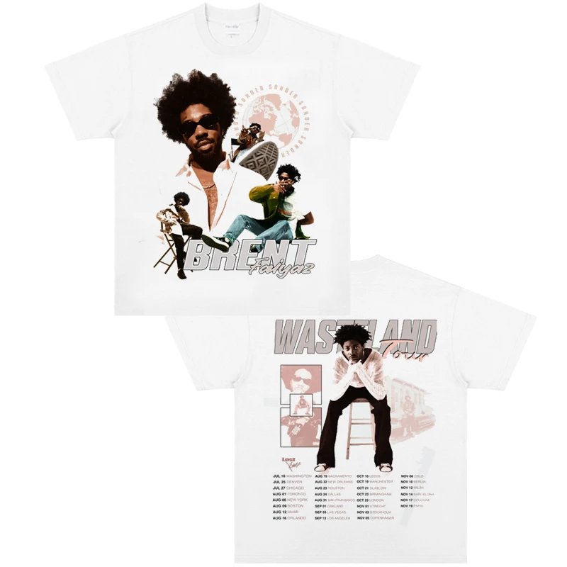 Brent Faiyaz Wasteland Tour Graphic T-Shirt