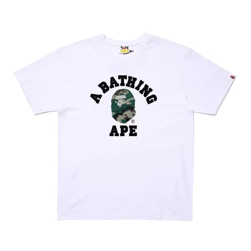 A Bathing Ape Camo Logo T-Shir