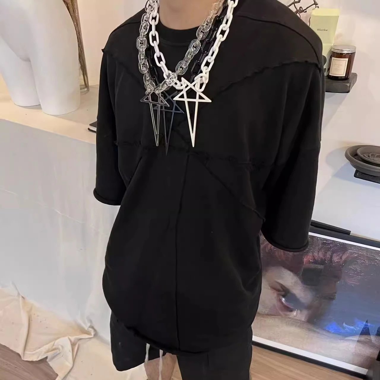 Rick Owens Pentagram Chain