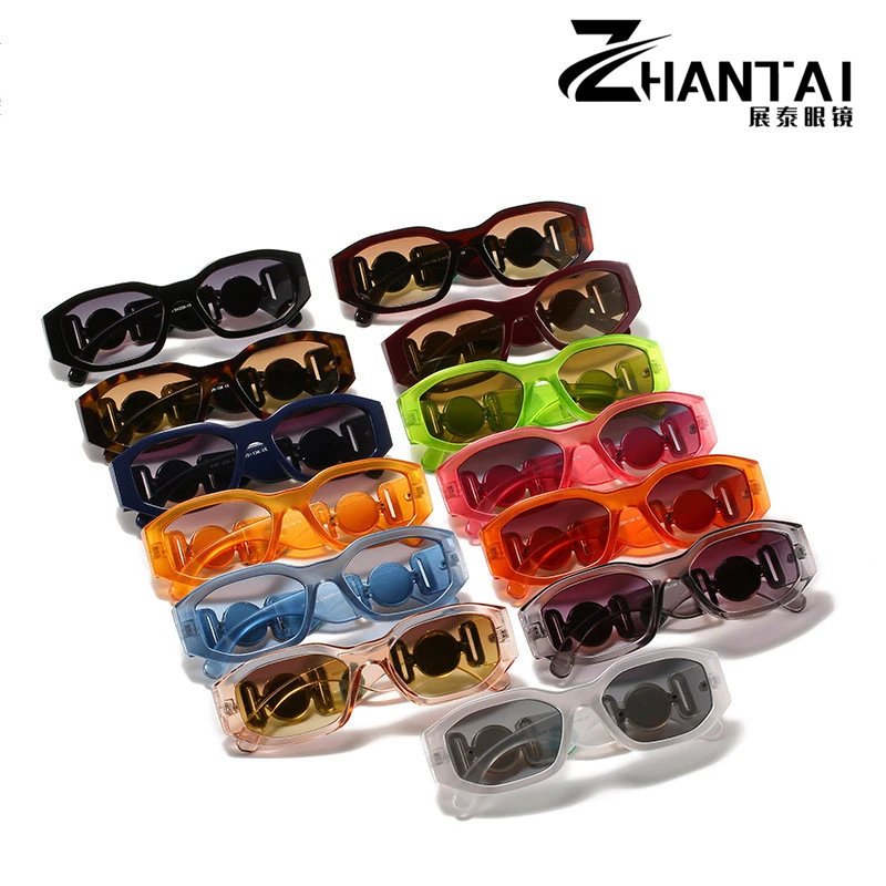 Versace-style Medusa Tortoiseshell Sunglasses