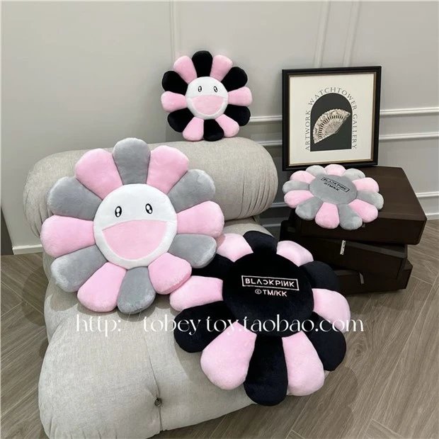Takashi Murakami x BLACKPINK Flower Plush Pillows