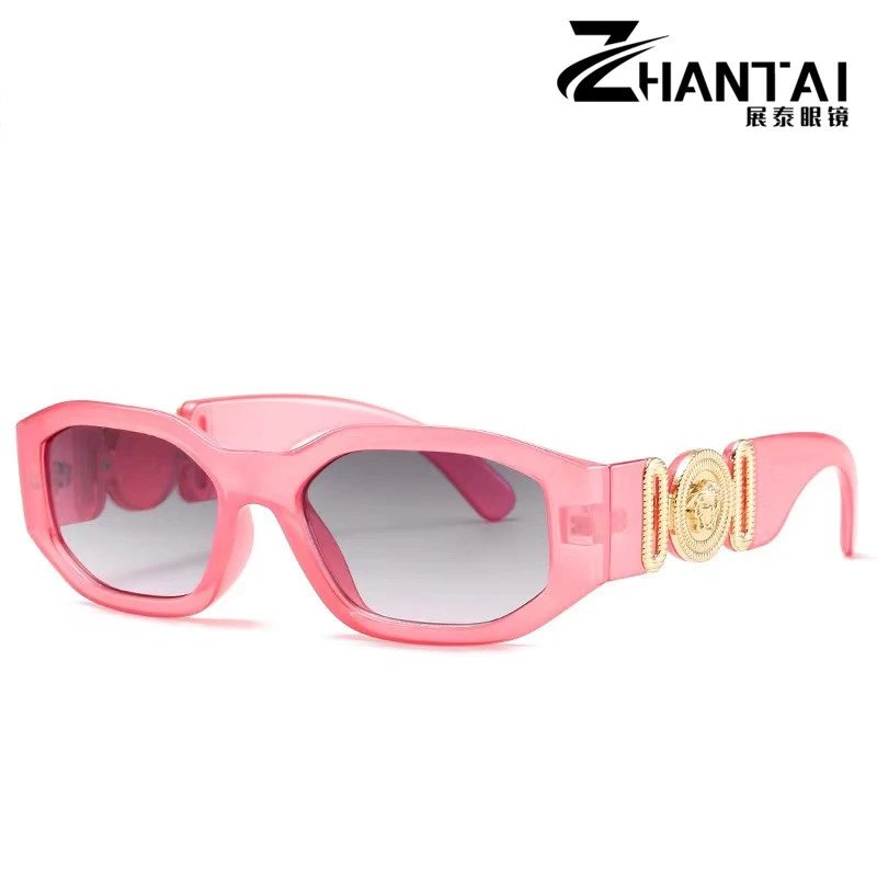 Versace-style Medusa Tortoiseshell Sunglasses