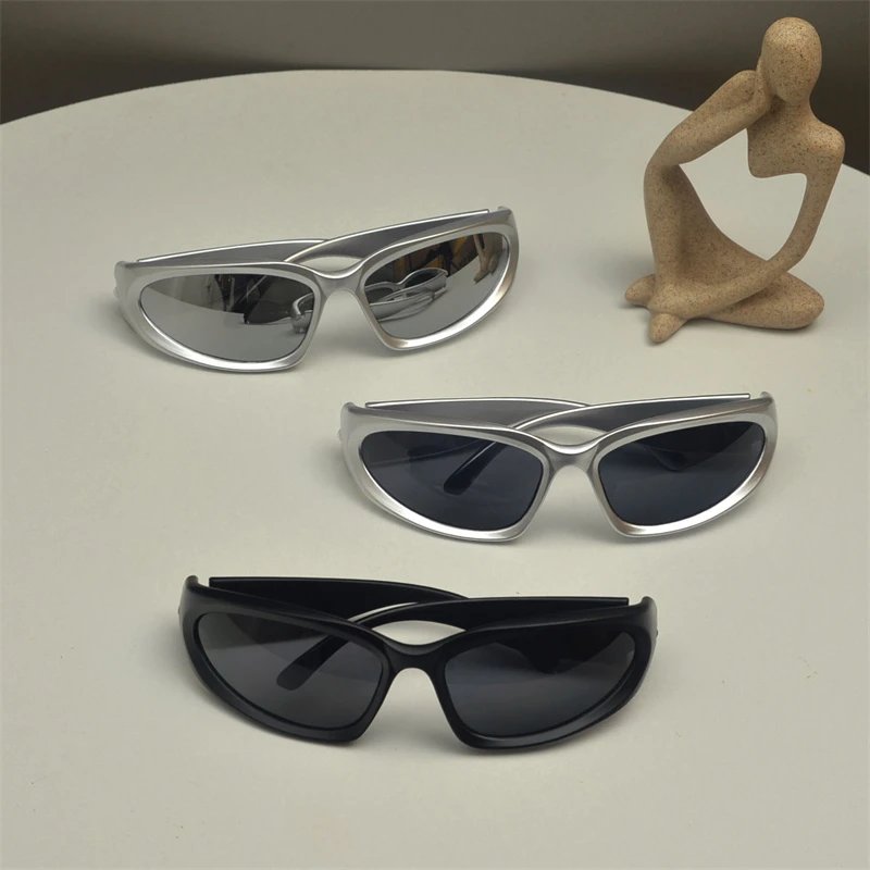Design Carbon Fiber Wrap Sunglasses Black Sunglasses - 4