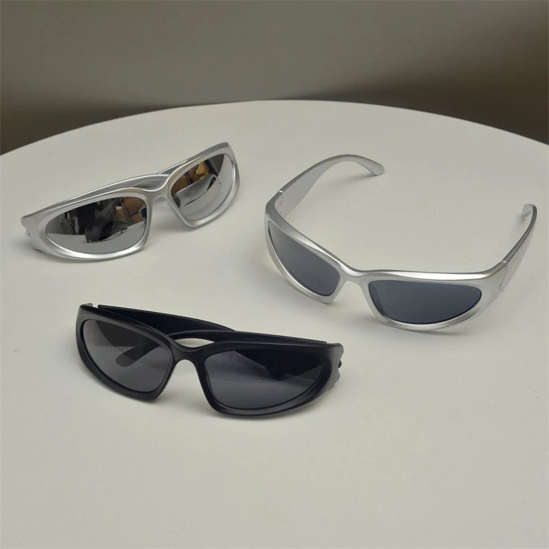 Design Carbon Fiber Wrap Sunglasses Black Sunglasses - 10