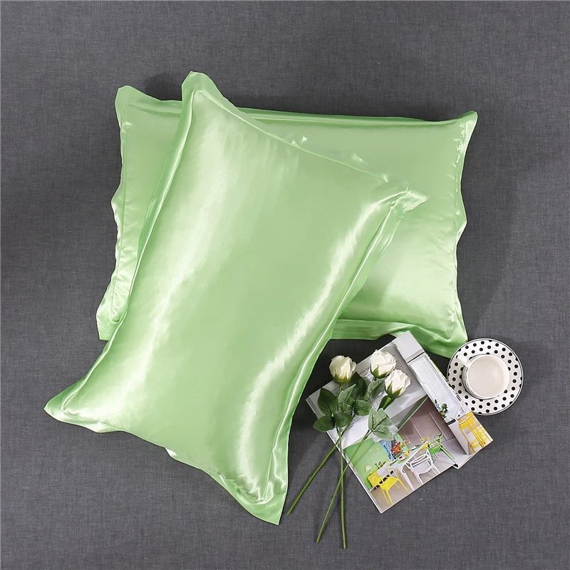 Blush Pink Satin Pillowcases
