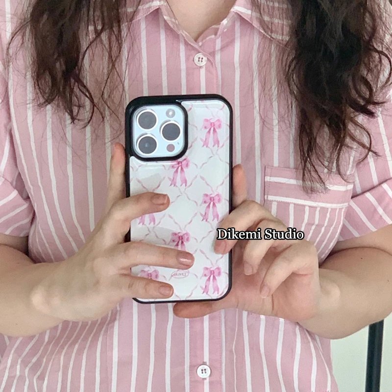 Dikemi Studio Pink Bow Pattern