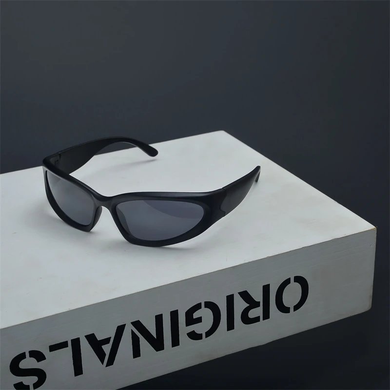 Design Carbon Fiber Wrap Sunglasses Black Sunglasses - 17
