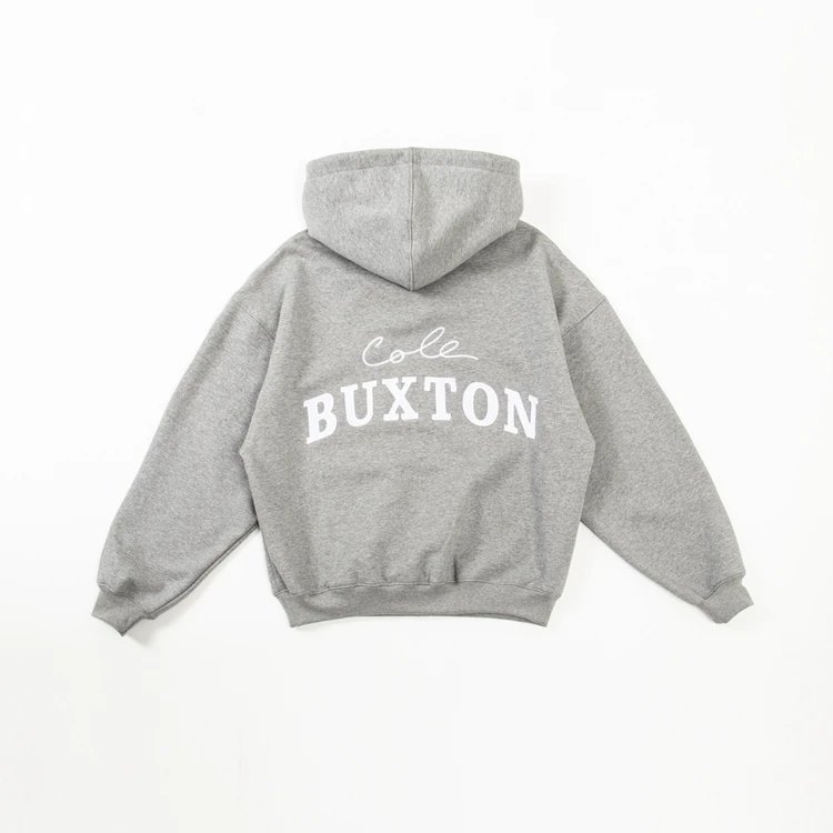Cole Buxton Black Logo Hoodie (Back View)