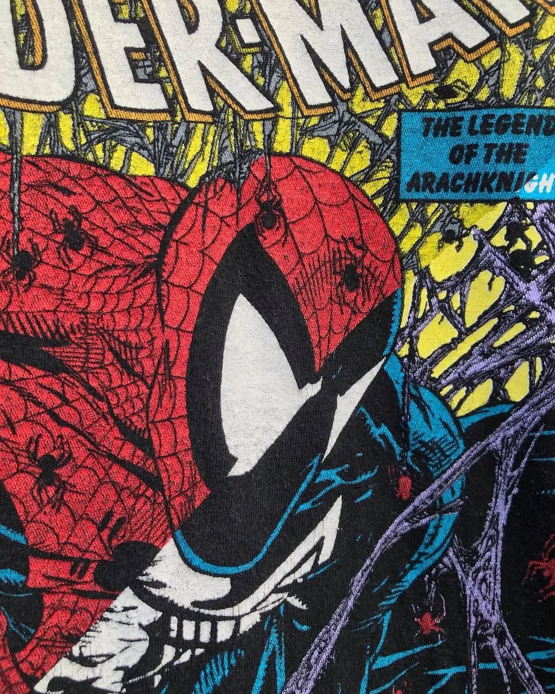 Spider-Man "The Legend of the Arachknight" Comic Print T-Shirt