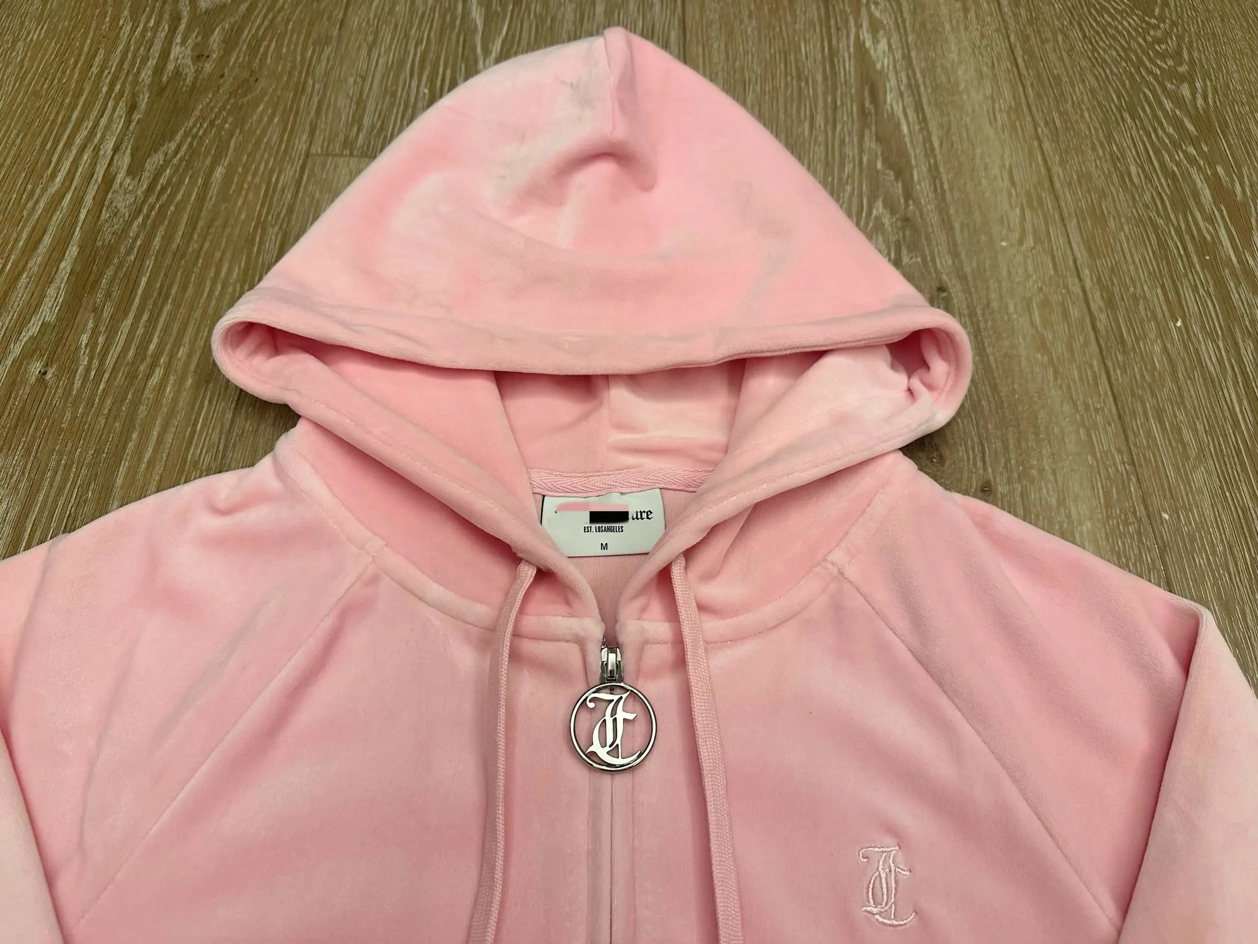 Pink Juicy Couture Velour Hoodie
