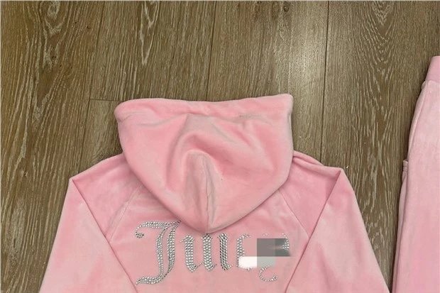 Pink Juicy Couture Velour Hoodie