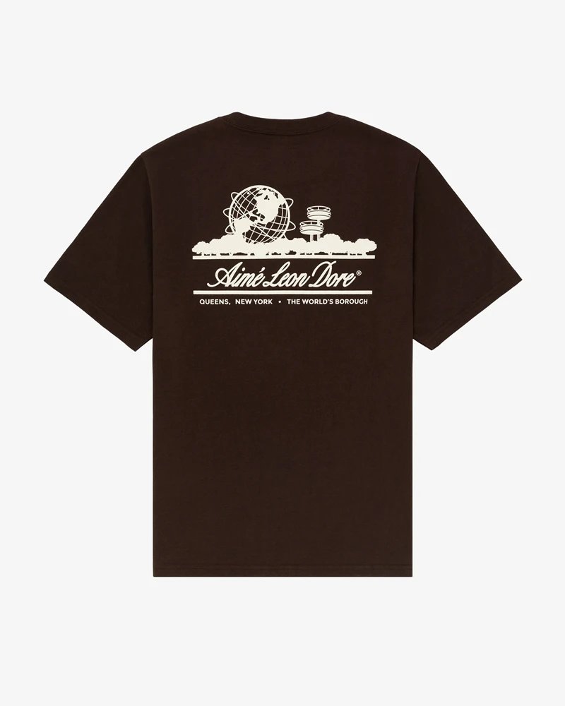 Off-White (or Aimé Leon Dore) Cream Logo T-Shirt