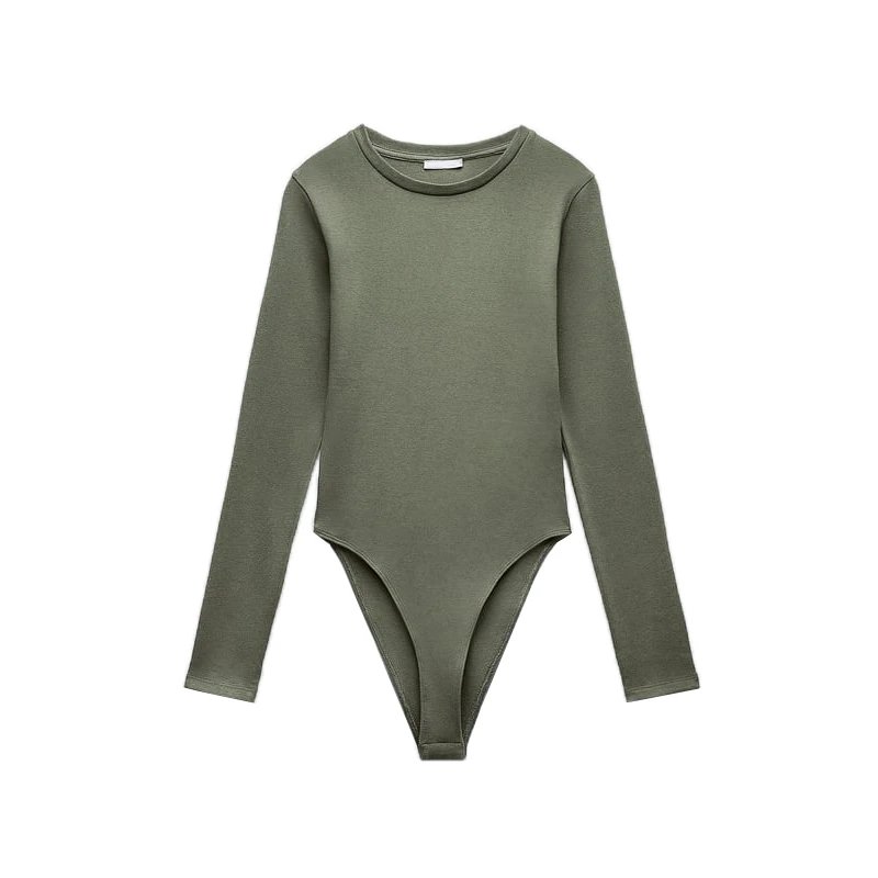 Basic Long Sleeve Bodysuit [7 