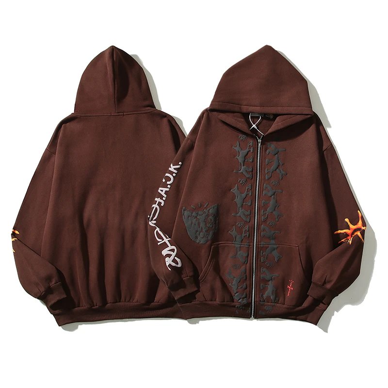 Mastermind Skull Crossbones Zip-Up Hoodie