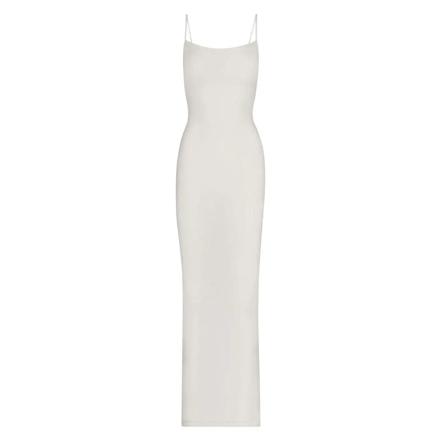 Taupe Spaghetti Strap Maxi Dress