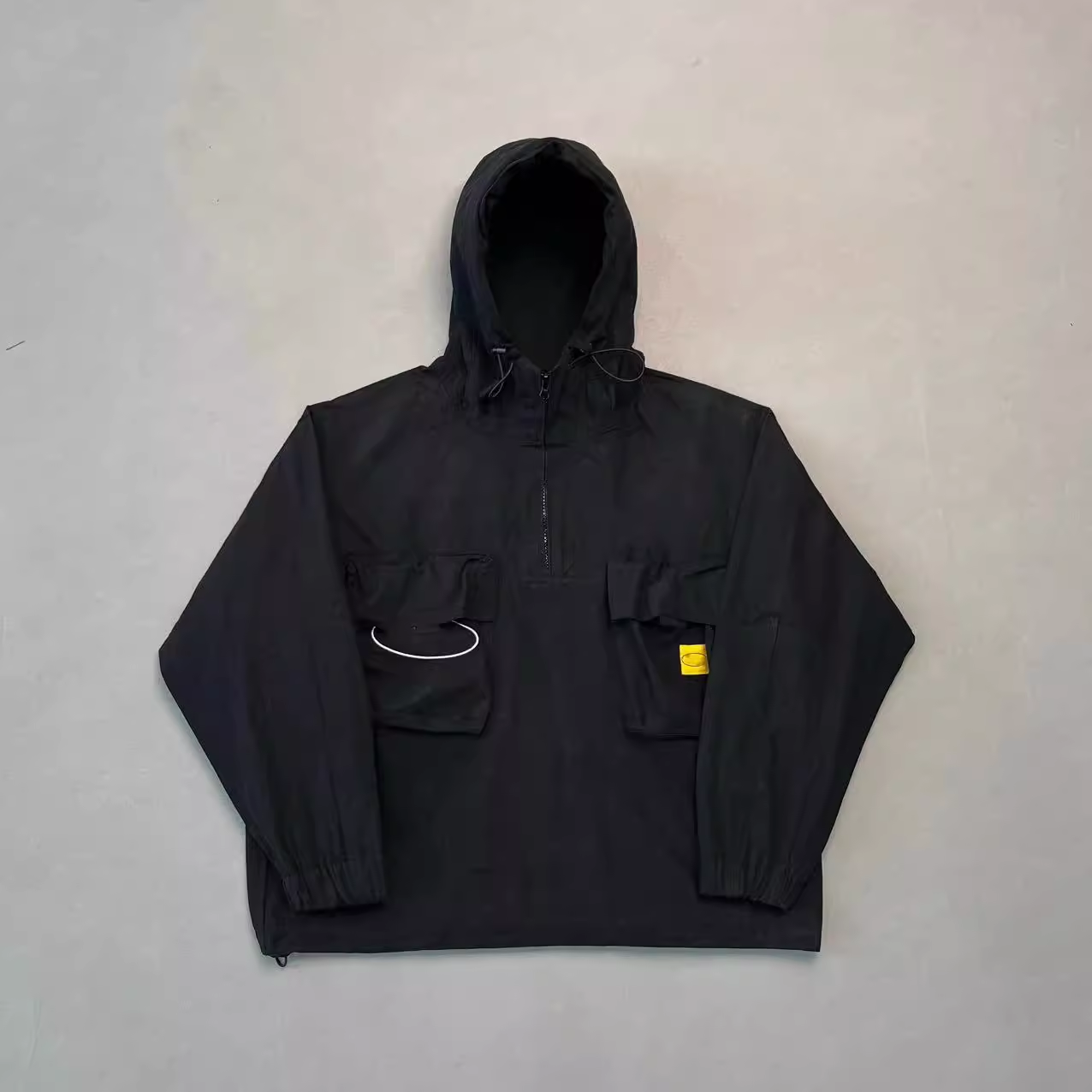 Black Anorak Hooded Jacket [9 