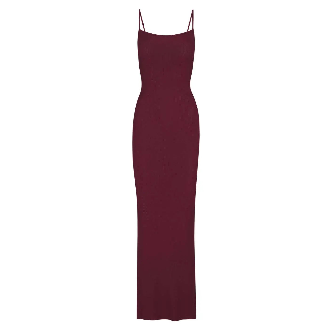 Taupe Spaghetti Strap Maxi Dress