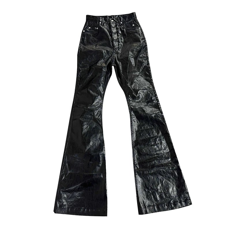 Black Leather Flare 