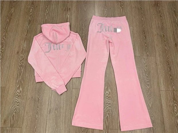 Pink Juicy Couture Velour Hoodie