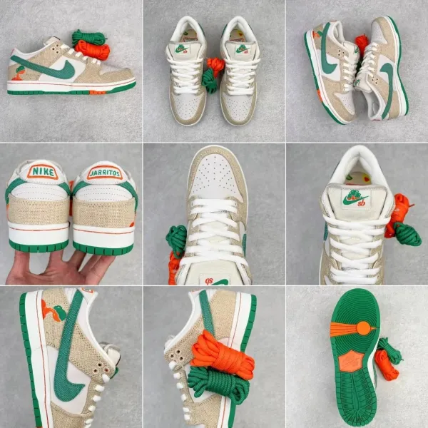 Nike SB Dunk Low St. Patrick’s Day Green Gold Sneakers - 2