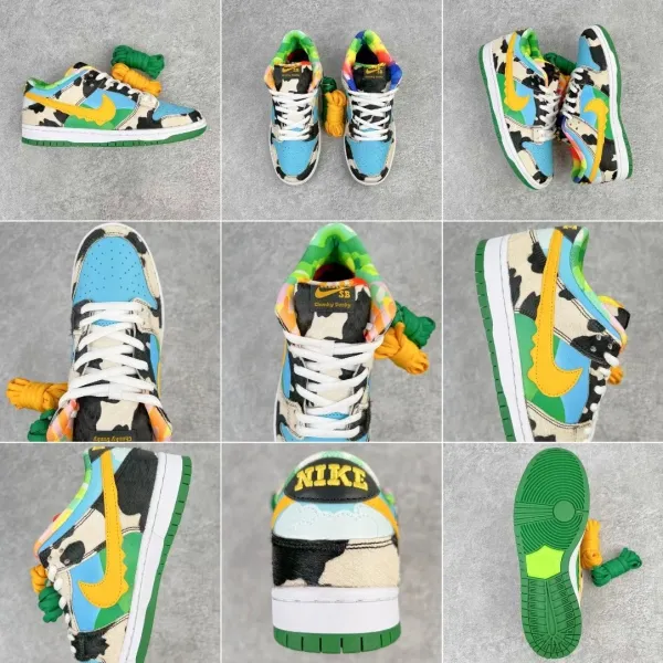 Nike SB Dunk Low St. Patrick’s Day Green Gold Sneakers - 8