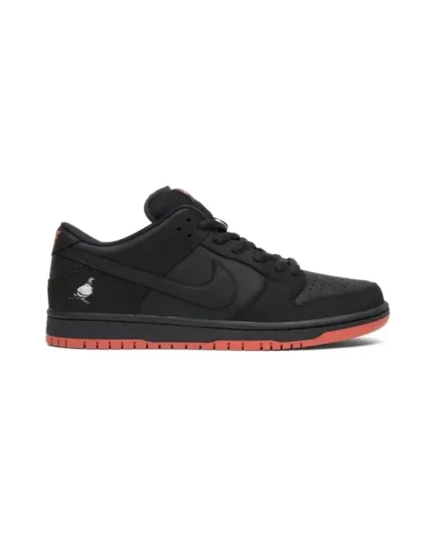 Nike SB Dunk Low Pigeon Black Orange Sneakers - 1