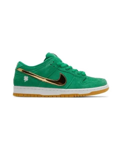 Nike SB Dunk Low St. Patrick’s Day Green Gold Sneakers - 1