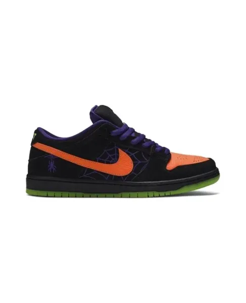 Nike SB Dunk Low Halloween Orange Purple Black Sneakers - 1
