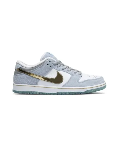 Nike SB Dunk Low Premium Ice Blue Gold Sneakers - 1