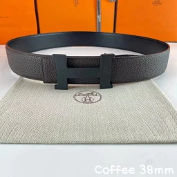 thumbnail for k8 (No. 30 belt men's genuine leather belt H buckle classic business casual belt original single high-end quality